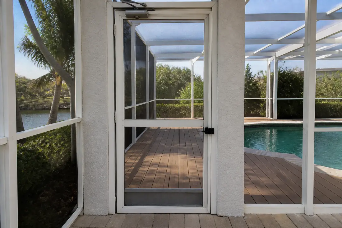 Patio Screen Door Installation project